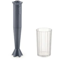 Alessi Plissé Stabmixer, Grau