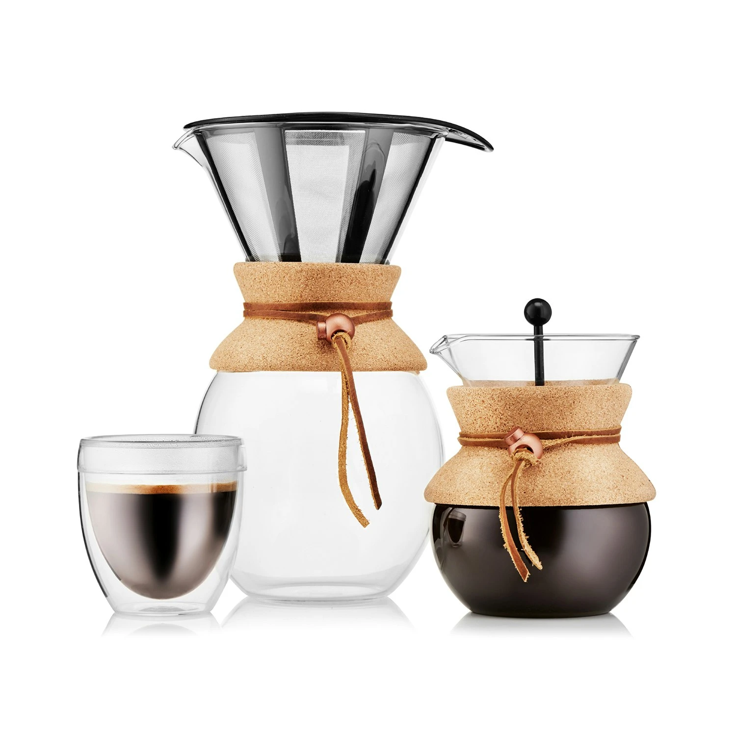 Bodum POUR OVER Kaffeebereiter 1 L, Kork – Bild 2