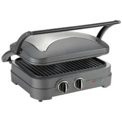 Cuisinart Griddler Elite Multifunktionsgrill, Stahlgrau