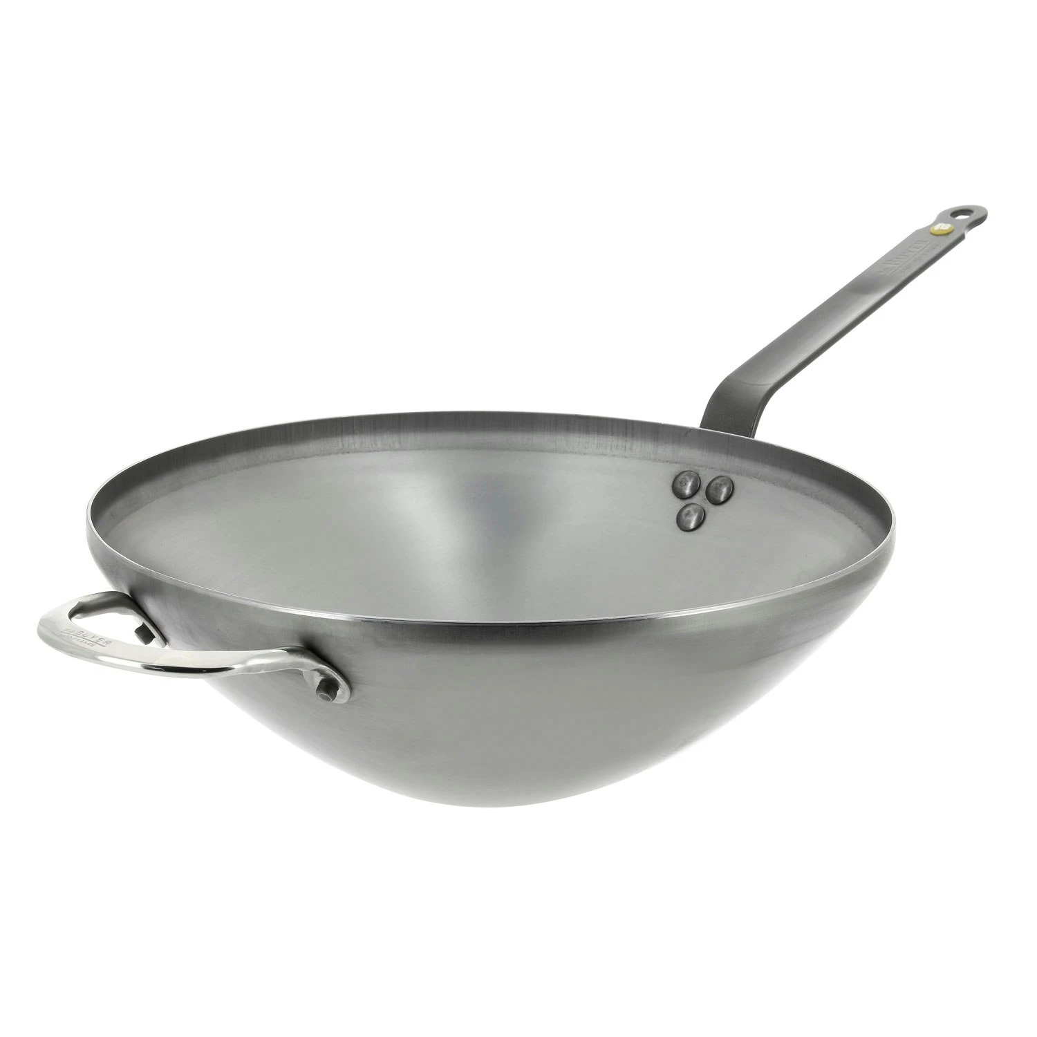 De Buyer Mineral B Element Wok Pan With Extra Handle Ø40 Cm