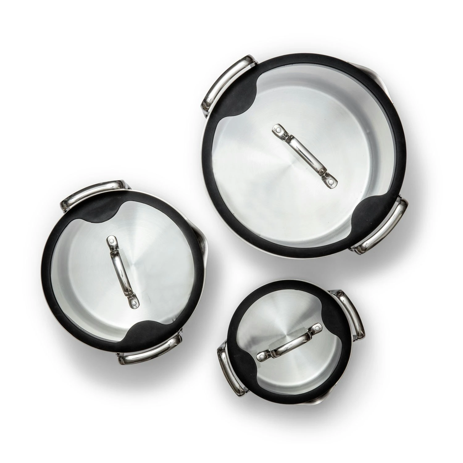 EGO Stapelbares Kochtopfset, Edelstahl – Bild 4