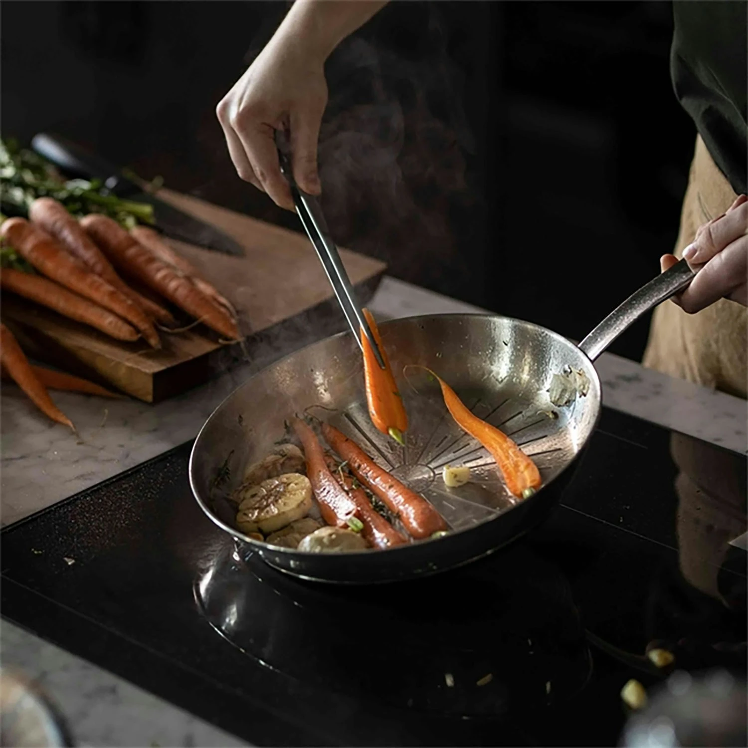 Fiskars All Steel Pure Bratpfanne, 28 Cm – Bild 6