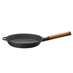 Fiskars Norden Grillpfanne Ø28cm, Schwarz Gusseisen