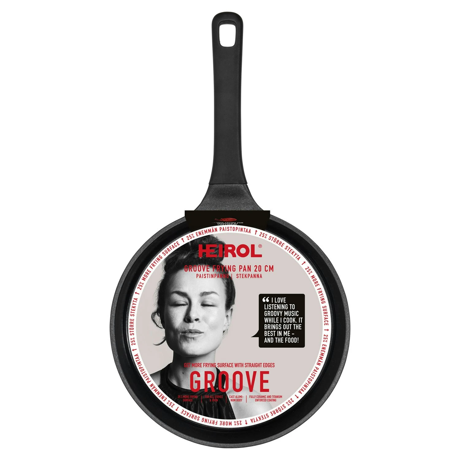 Heirol Groove Bratpfanne 20 Cm – Bild 3