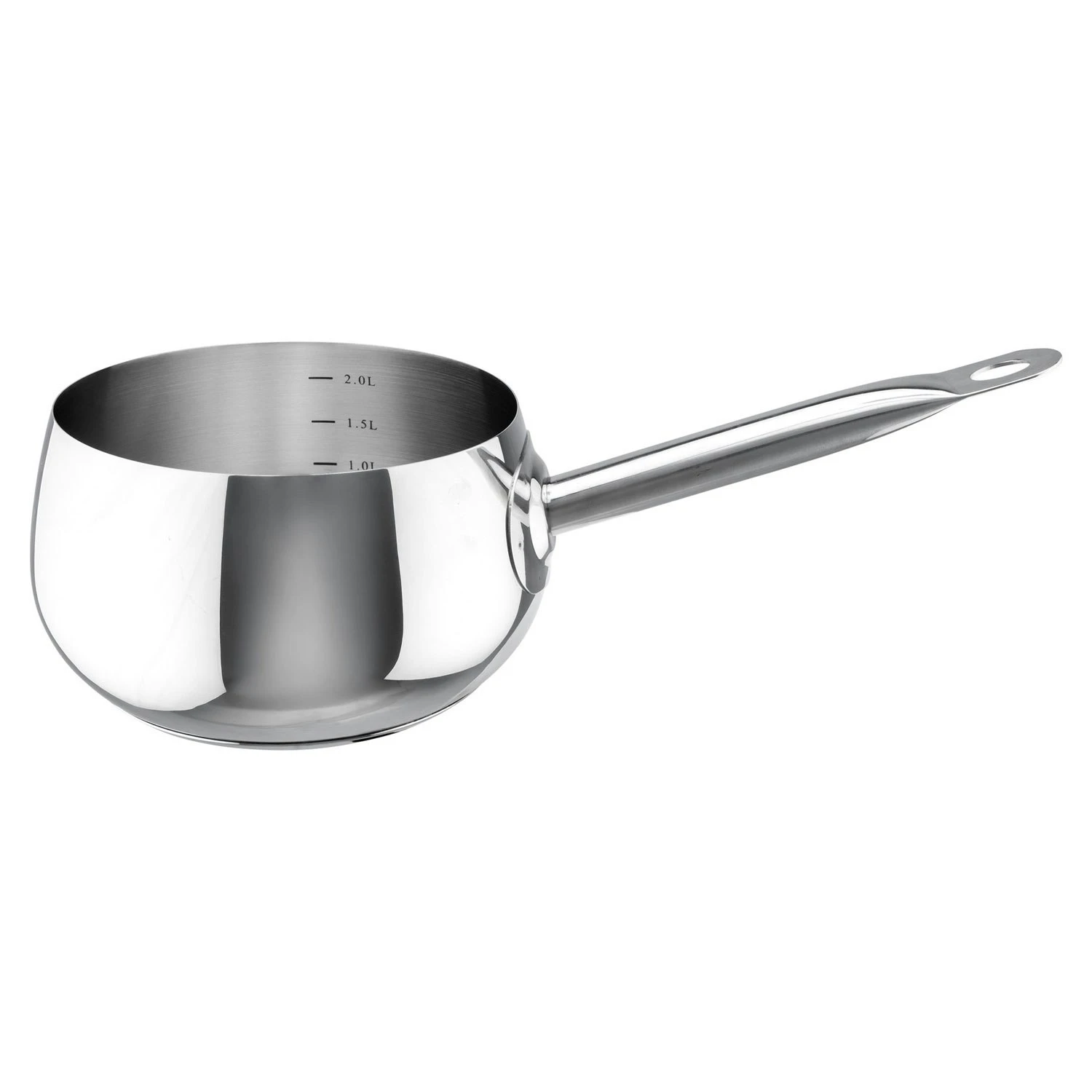 Heirol Pro Belly Kasserolle Stahl Mit Glasdeckel 2 L – Bild 3