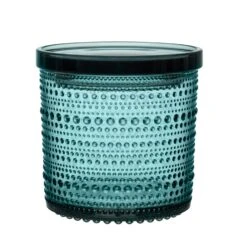 Iittala Kastehelmi Dose, 11,4 X 11,6 Cm/ Meeresblau
