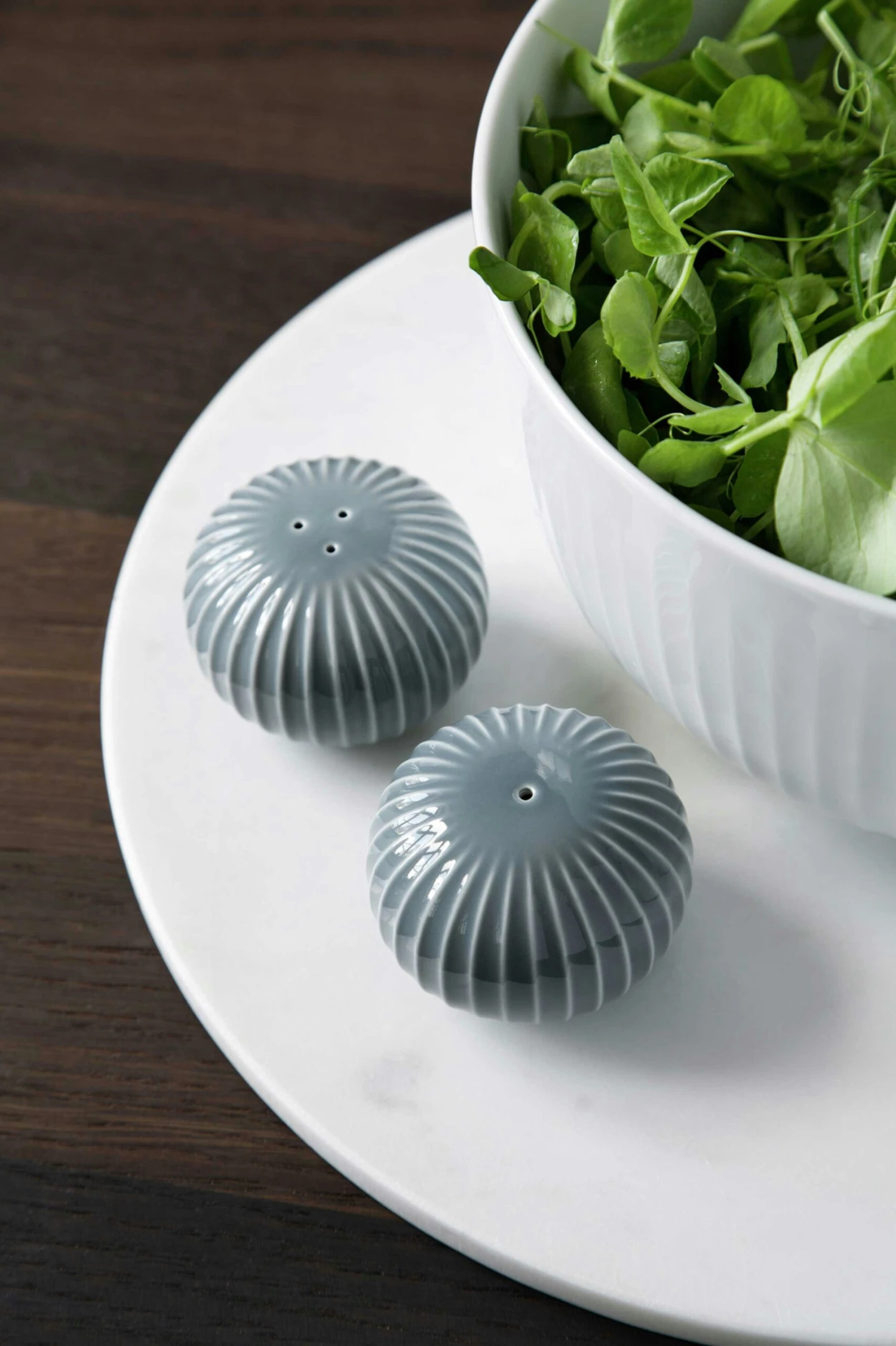 Kähler Hammershøi Salz & Pfefferstreuer, Blau – Bild 5