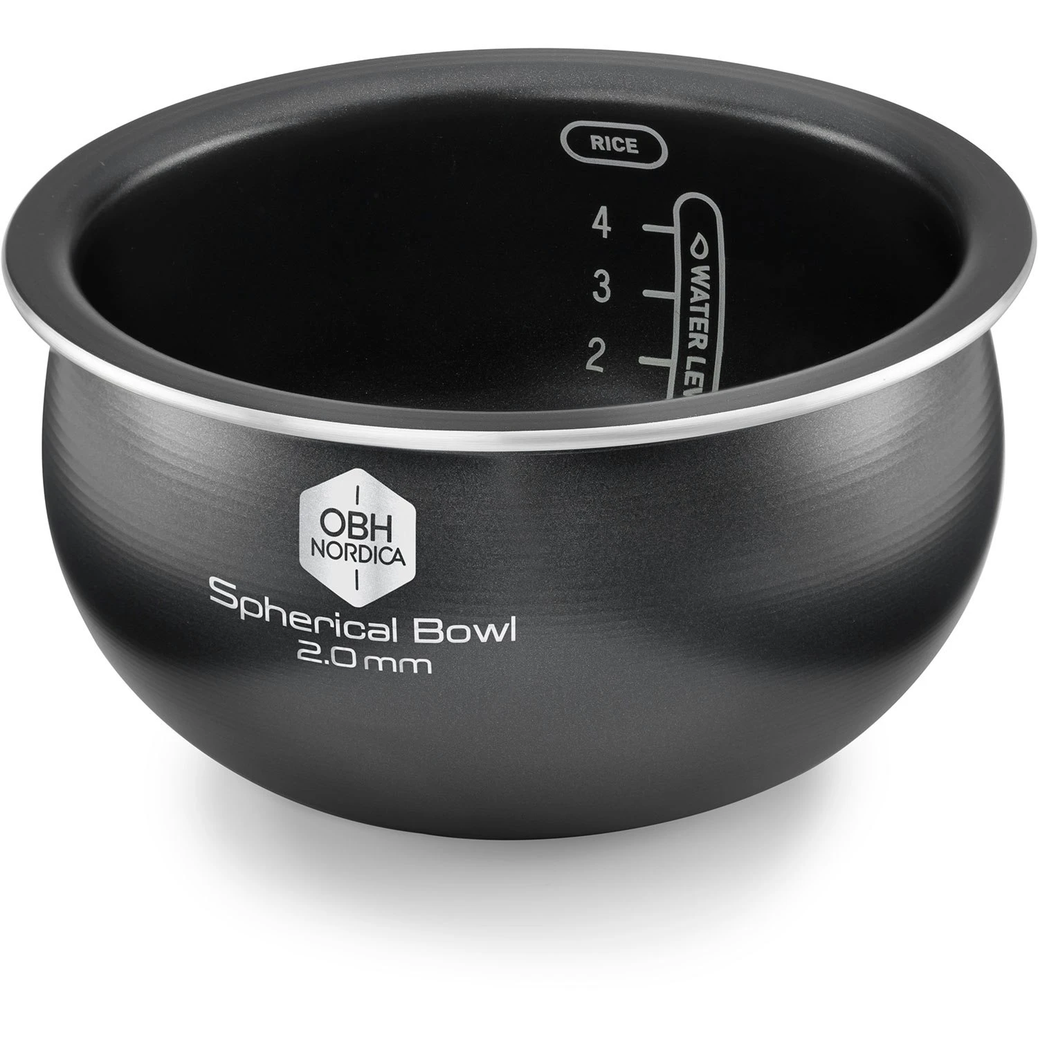 OBH Nordica Versatile 2 L Reiskocher, Schwarz – Bild 3