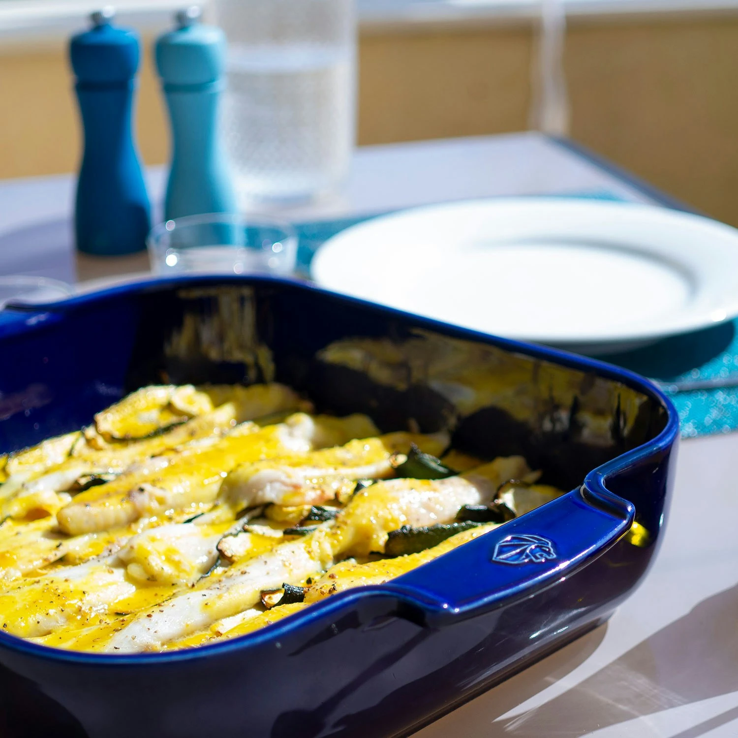 Peugeot Appolia Ofenform 28x28 Cm, Blau – Bild 2