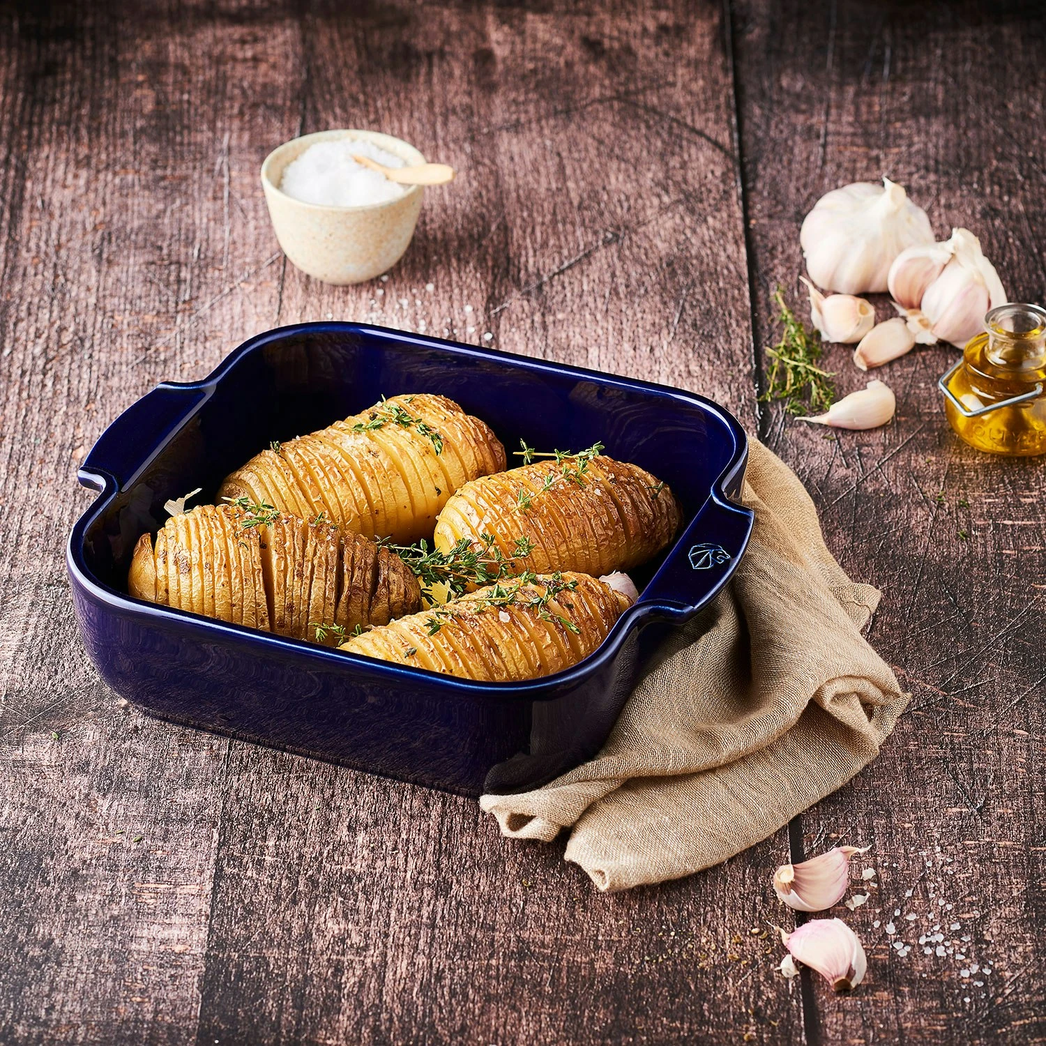 Peugeot Appolia Ofenform 28x28 Cm, Blau – Bild 3