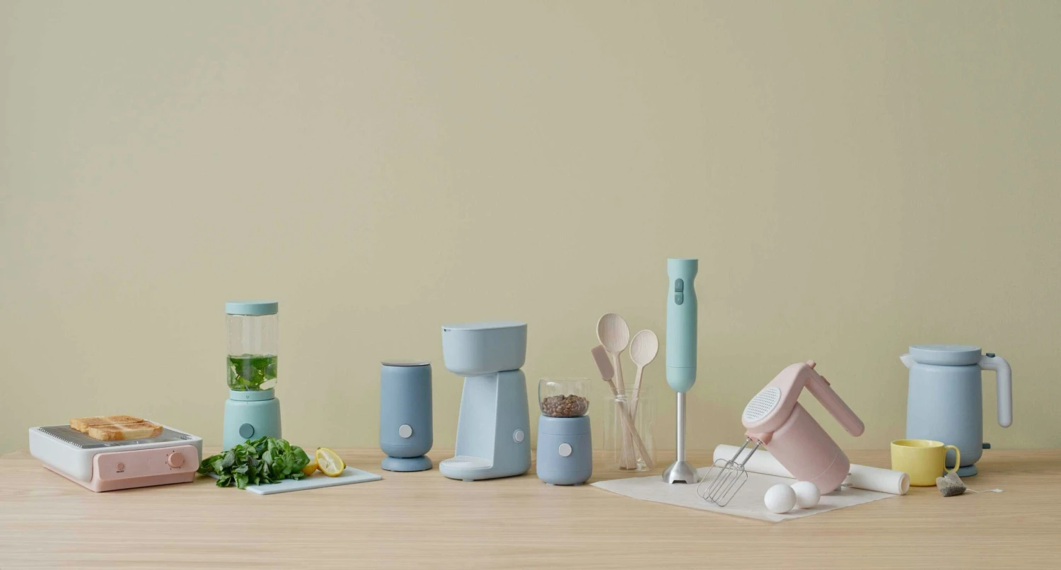 RIG TIG Foodie Milchaufschäumer, Dusty Blue – Bild 2