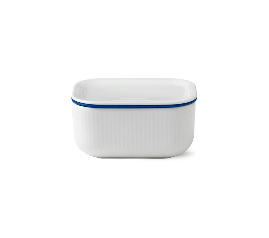 Royal Copenhagen White Fluted Butterdose – Bild 2
