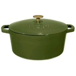 Gusseisentopf 4,4 L, Grün