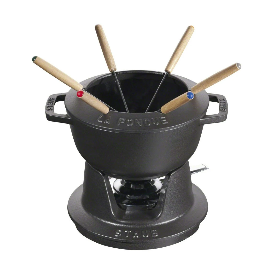 Staub Fondue Set Black 1,65 L