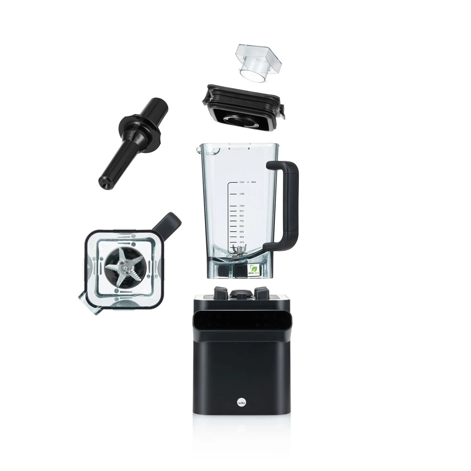 Wilfa BPFD-1680 Powerfuel Digital Blender, Mattschwarz – Bild 5
